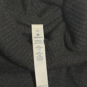 lululemon athletica Charcoal Turtleneck Sweater